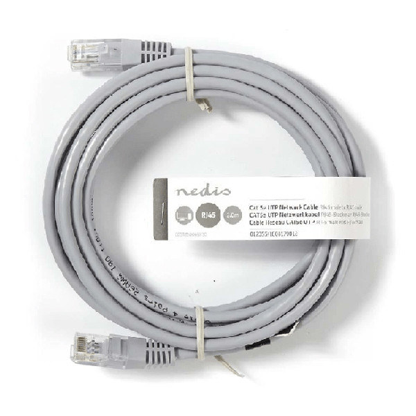 Network cable grey, UTP Cat5e, 3m CCGT85100GY30 400261 - 2