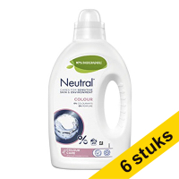 Neutral Colour liquid detergent, 1 litre (20 washes) (6-pack)