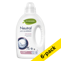 Liquid detergent 1L (20 washes) | Neutral Colour | 6-pack