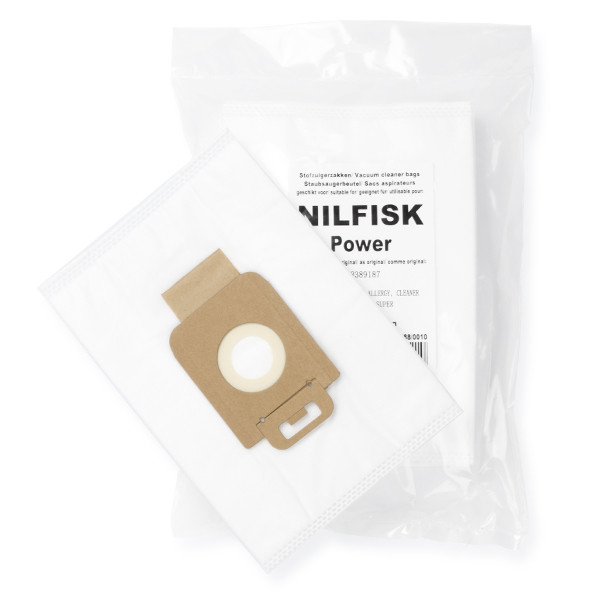 Nilfisk Power Series 3D | microfibre vacuum cleaner bags | 10 bags (123ink version)  SNI01043 - 1