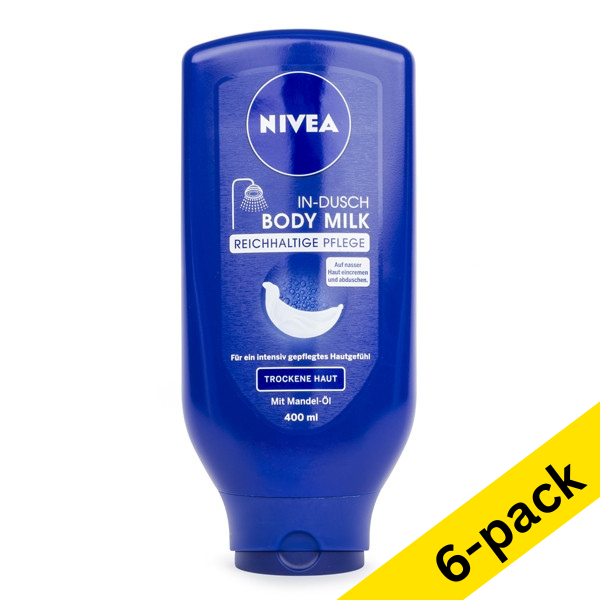 Nivea In-Shower Body Milk, 400ml (6-pack) SNI05390 - 1