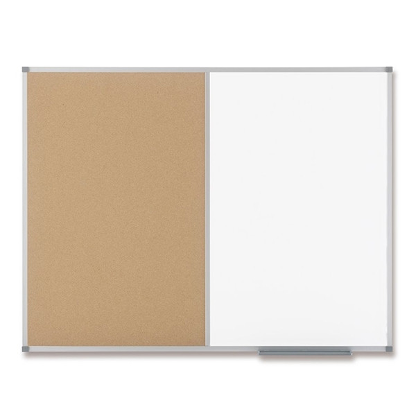 Nobo Classic duobord whiteboard/cork board, 90cm x 60cm 247233 - 1