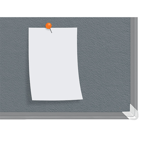 Felt notice board | Nobo Premium Plus | grey | 90cm x 60cm 247413 - 3