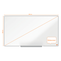 Nobo Impression Pro Widescreen lacquered steel magnetic whiteboard, 89cm x 50cm 1915254 247397