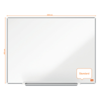 Nobo Impression Pro whiteboard magnetic lacquered steel, 600mm x 450mm 1915401 247388