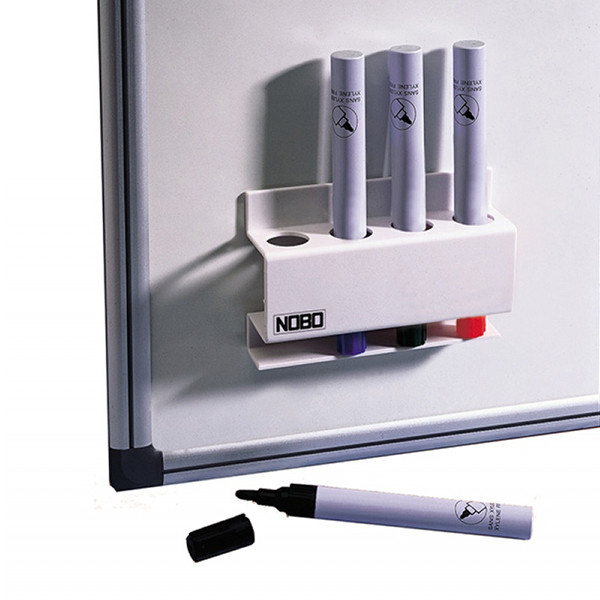 Magnetic marker holder | 4-pens | Nobo 247360 - 1