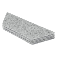Magnetic whiteboard felt eraser REFILL | Nobo | 10-pack 247519