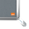 Nobo Premium Plus grey felt notice board, 90cm x 60cm 1915195 247413 - 4