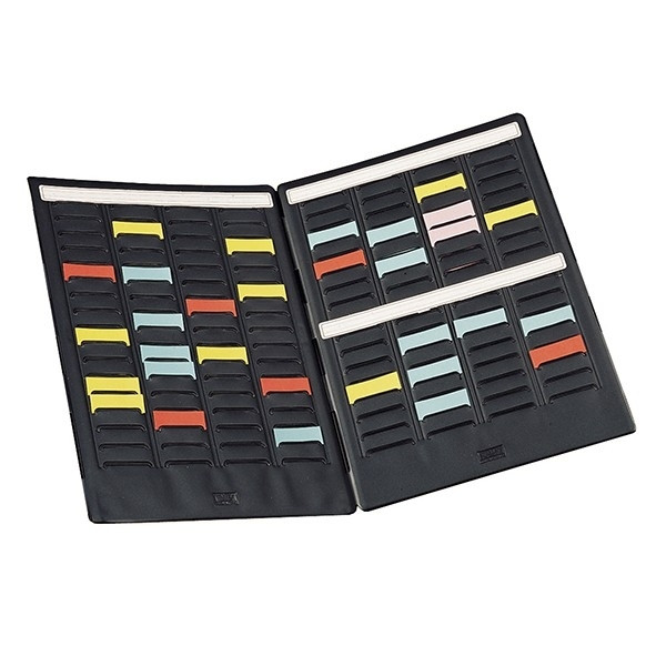 Nobo T-card mini planner, size 1.5 (2 x 4 panels, 17 slots) 3084000 247352 - 1