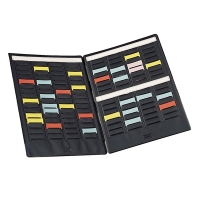 Nobo T-card mini planner, size 1.5 (2 x 4 panels, 17 slots) 3084000 247352
