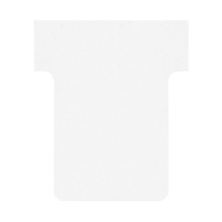 T-cards size 1.5 | white | Nobo | 100-pack 247029