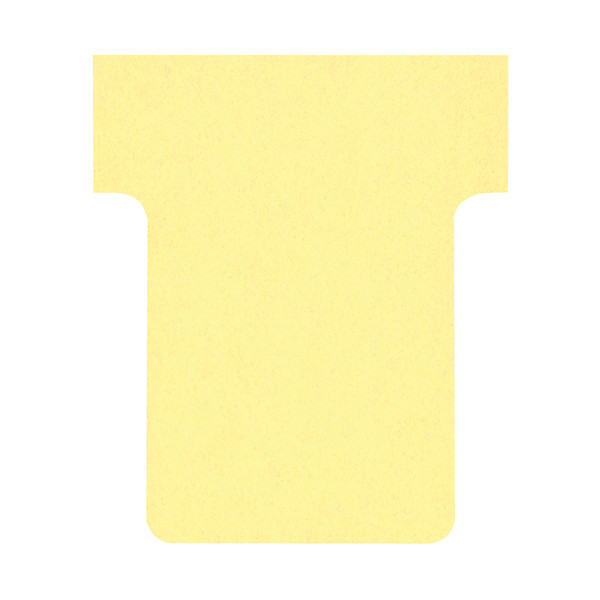 T-cards size 1.5 | yellow | Nobo | 100-pack 247031 - 1