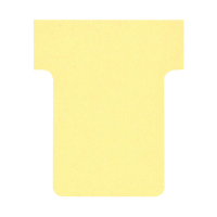 T-cards size 1.5 | yellow | Nobo | 100-pack 247031