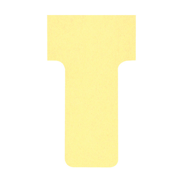 T-cards size 1 | yellow | Nobo | 100-pack 247024 - 1