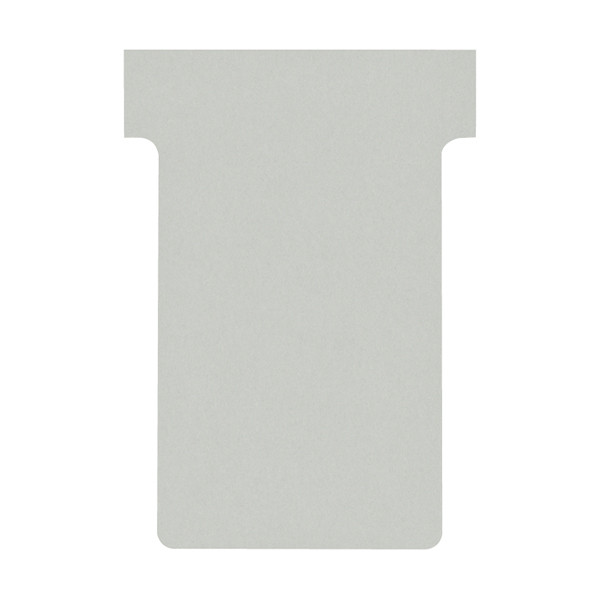 T-cards size 2 | grey | Nobo | 100-pack 247046 - 1