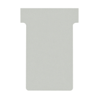 T-cards size 2 | grey | Nobo | 100-pack 247046
