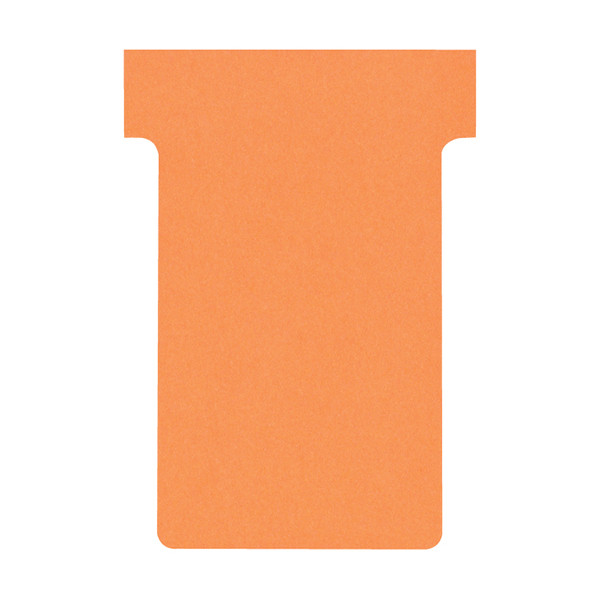 T-cards size 2 | orange | Nobo | 100-pack 247045 - 1