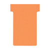 T-cards size 2 | orange | Nobo | 100-pack