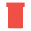 T-cards size 2 | red | Nobo | 100-pack