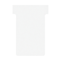 T-cards size 2 | white | Nobo | 100-pack 247039
