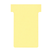 T-cards size 2 | yellow | Nobo | 100-pack 247041