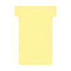 T-cards size 2 | yellow | Nobo | 100-pack