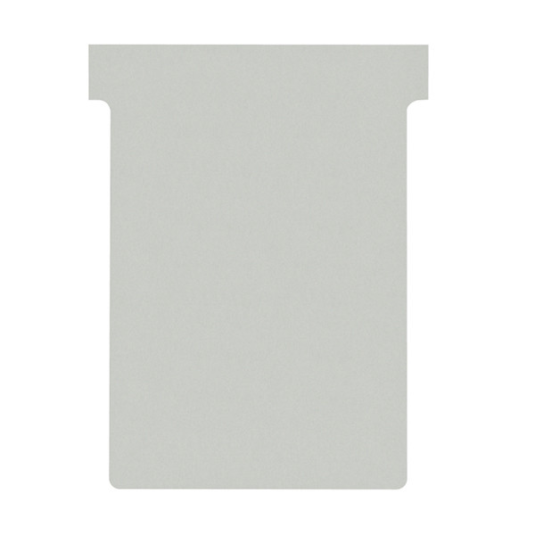T-cards size 3 | grey | Nobo | 100-pack 247056 - 1