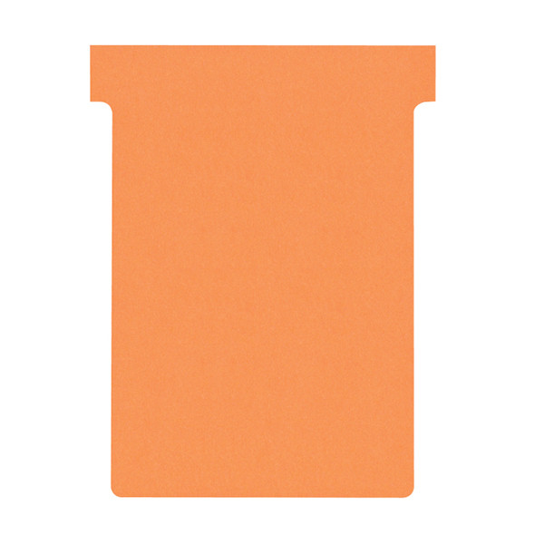 T-cards size 3 | orange | Nobo | 100-pack 247055 - 1