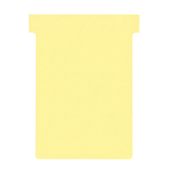 T-cards size 3 | yellow | Nobo | 100-pack 247051 - 1