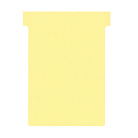 T-cards size 3 | yellow | Nobo | 100-pack 247051