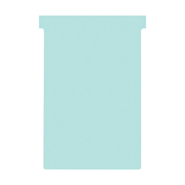 T-cards size 4 | light blue | Nobo | 100-pack 247063 - 1