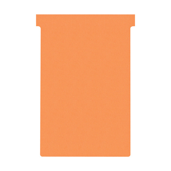 T-cards size 4 | orange | Nobo | 100-pack 247065 - 1