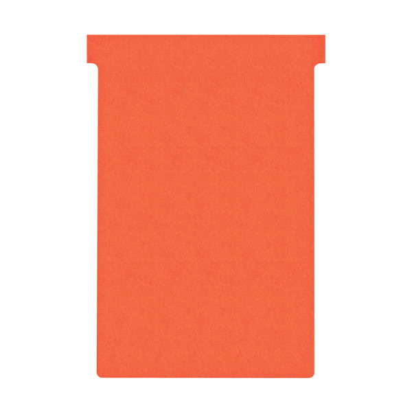 T-cards size 4 | red | Nobo | 100-pack 247060 - 1