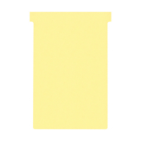 T-cards size 4 | yellow | Nobo | 100-pack 247061