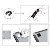 Whiteboard 28 x 21.5cm (curved frame) | Nobo 208168 - 4