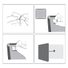 Whiteboard 35.5 x 28cm (curved frame) | Nobo 208169 - 3