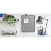 Whiteboard 36 x 28cm magnetic painted steel | silver | Nobo slimline 247141 - 4