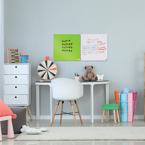 Whiteboard 36 x 36cm magnetic | Nobo green 208159 - 4