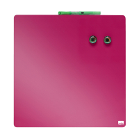 Whiteboard 36 x 36cm magnetic | Nobo pink 208160