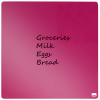 Whiteboard 36 x 36cm magnetic | Nobo pink 208160 - 2