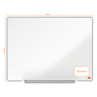 Whiteboard 60 x 45cm magnetic lacquered steel | Nobo Impression Pro 247388