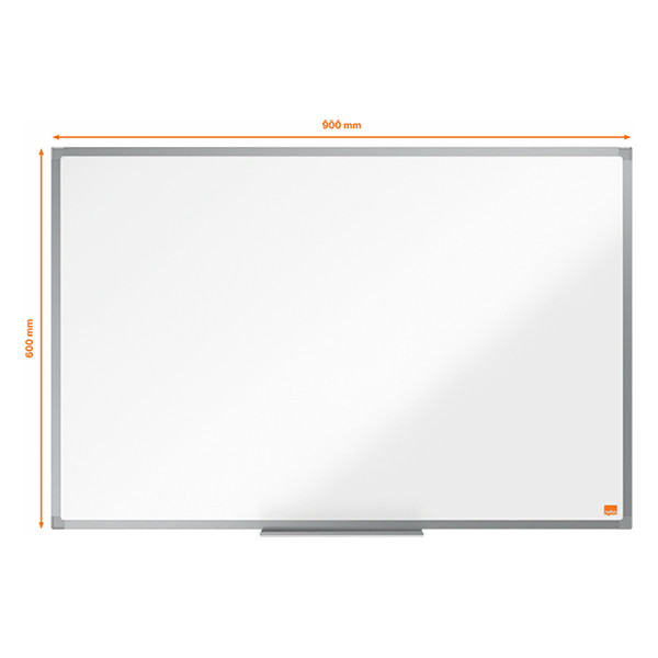 Whiteboard 90 x 60cm magnetic lacquered steel | Nobo Essence 247534 - 2