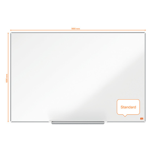 Whiteboard 90 x 60cm magnetic lacquered steel | Nobo Impression Pro 247389 - 1