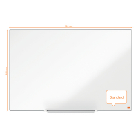 Whiteboard 90 x 60cm magnetic lacquered steel | Nobo Impression Pro 247389
