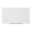 Whiteboard 99.3 x 55.9cm magnetic glass | Nobo Widescreen 247325 - 2