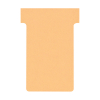Nobo beige T-Cards, size 2 | 100-pack
