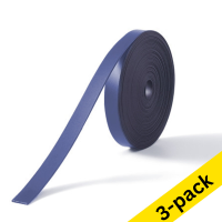 Nobo blue magnetic tape, 5mm x 2m (3-pack) 247499