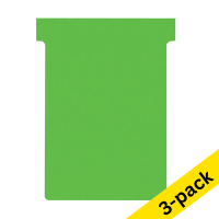 Nobo green T-cards, size 3 | 3 x 100-pack
