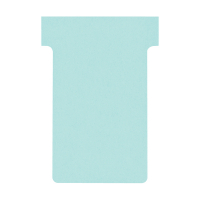 Nobo light blue T-Cards, size 2 | 100-pack 247043