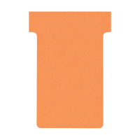 Nobo orange T-cards, size 2 | 100-pack 247045